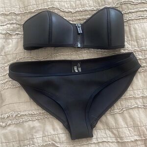 Black Triangl bikini - small top medium bottoms
